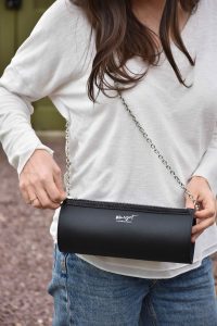 Cavaletti Handbag – Black Python - Image 3